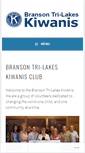 Mobile Screenshot of bransonkiwanis.com